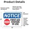 Signmission First Aid Station In Use Sign With Symbol, 5 in W x Rectangle, Vinyl Decal OS-2PACK-NS-D-35-L-12751 - alternate 5